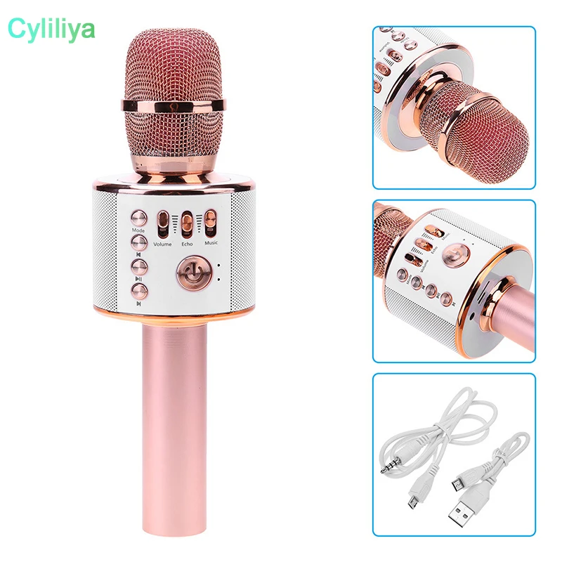 

K38 Bluetooth Microphone Wireless Microphone Professional Player speaker With Carrying Case For Iphone 8 x Android