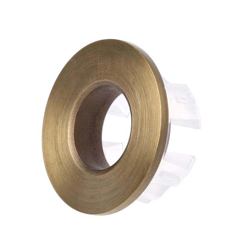 1 PC Bathroom Basin faucet Sink Overflow Cover Brass Six-foot Ring Insert Replacement 1 PC Bathroom Basin faucet Sink Overflow Cover Brass Six-foot Ring Insert Replacement