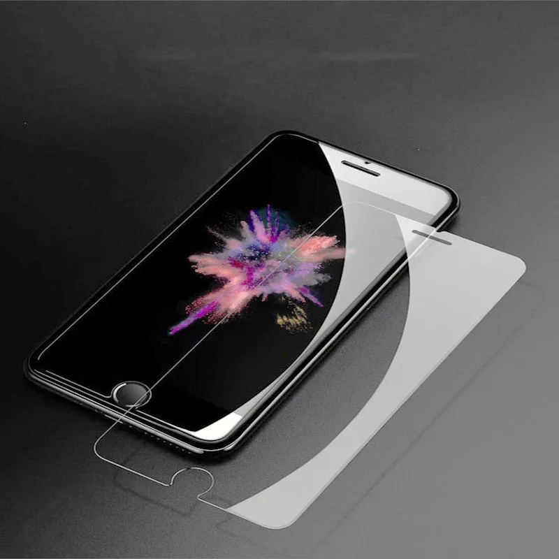 2 шт. 9H 2.5D Закаленное стекло для iPhone X 7 8 PLUS 6 6S защита экрана Противоударная Apple XR XS