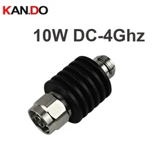 5 шт., 10 Вт 4 ГГц радиочастотный аттенюатор N штекер N женский DC-4G 1-30 дБ антенный ввод Разъем RF коаксиальный разъем 10 Вт аттенюатор