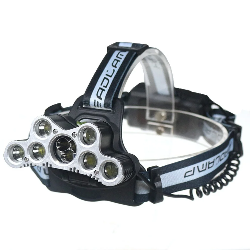 

7/9 LED Head Flashlight Night Fishing Camping Hiking Headlamp Outdoor Waterproof Rechargeable Head Torch