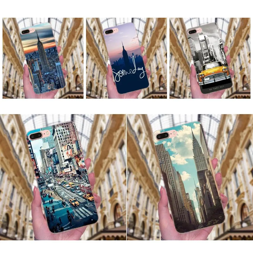 Чехол для телефона с изображением Нью-Йорка Galaxy J1 J2 J3 J330 J4 J5 J6 J7 J730 J8 2015 2016 2017 2018 mini