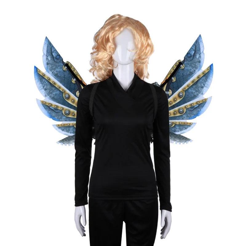 

Halloween 3D Print Mechanical Punk Wings Halloween Mardi Gras Theme Party Costume Wings For Children Non-Woven Fabric