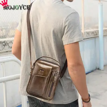 

Genuine Leather Men Messenger Bag Casual Crossbody Bag Business Men's Handbag Bags for gift brand male shoulder bag