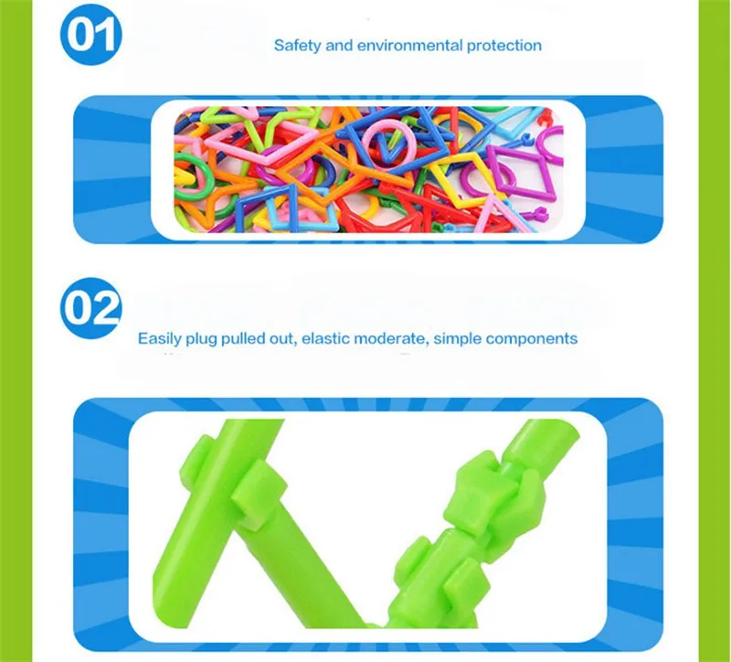 MOTOHOOD 420pcs Plastic Block Magic Building Block Sets Models & Building Toy For Children Enlighten Educational Toys Star Round (13)