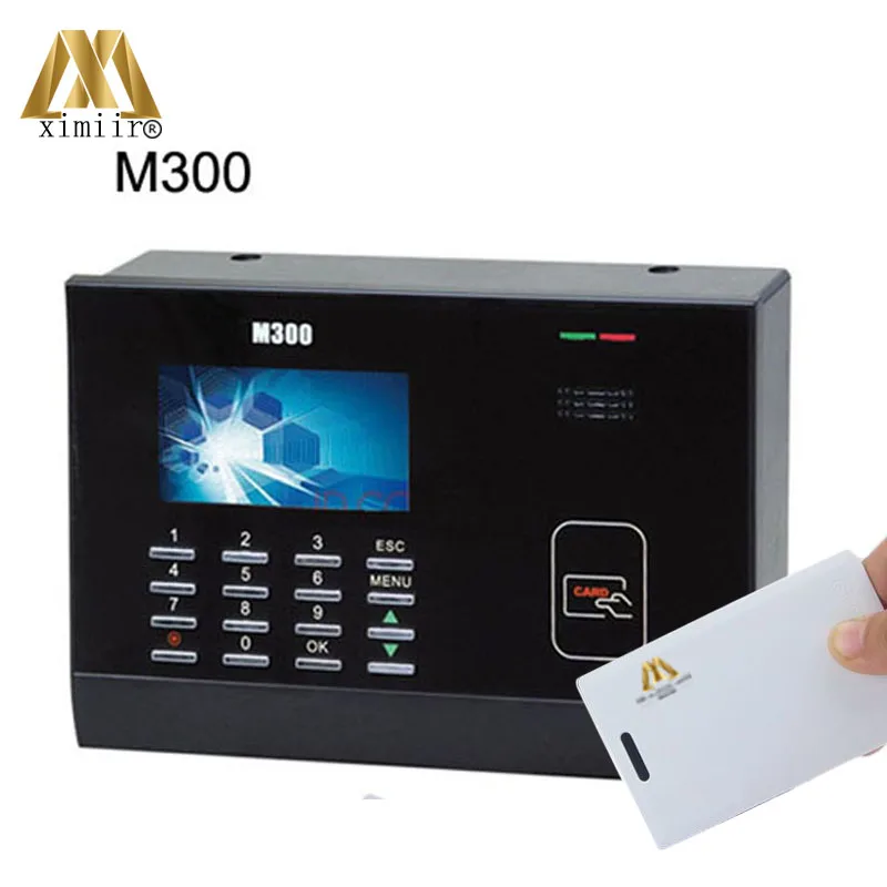 

M300 IC card time attendance system 13.56MHZ MF card time attendance communication with TCP/IP, RS232/485, USB