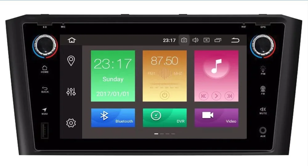 cheap Octa core 4+32G android9.0 2Din Car DVD Stereo For Toyota Avensis T25 2003 2008 9\