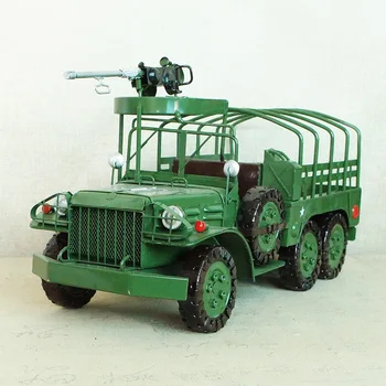 

Handmade American Material Transporter Model Metal Handmade Car Model House SMT5132S desk decoration christmas decorations