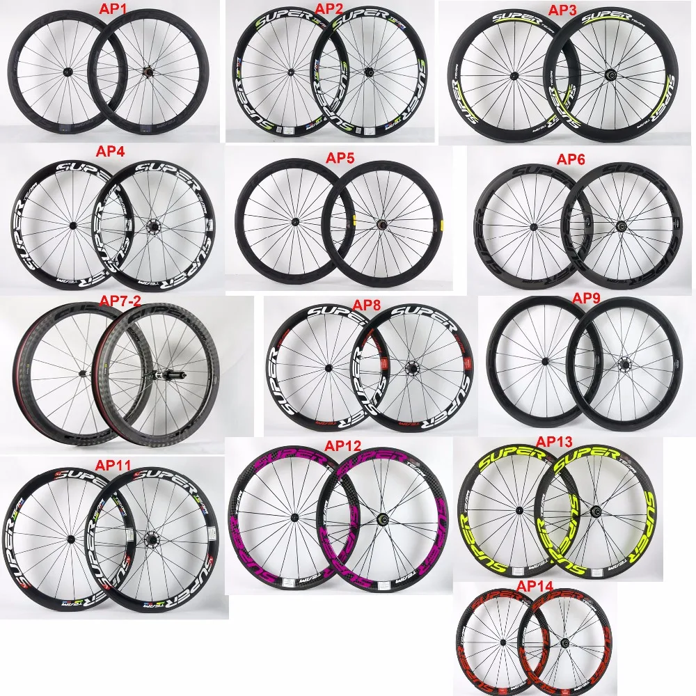 Superteam Carbon Wheelset R7 керамический дорожный клинчер 50 мм X 25 мм ширина u-образные колеса для велосипеда, шоссейные колеса для велосипеда