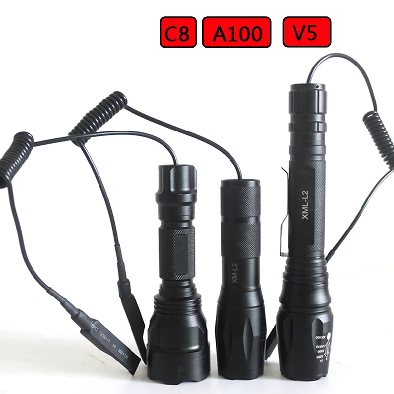 Z20 пульт дистанционного управления Давление переключатель для A100 V5 C8 фонарь светодиодный светильник светодиодный тактический вспышки светильник фонарь для охоты