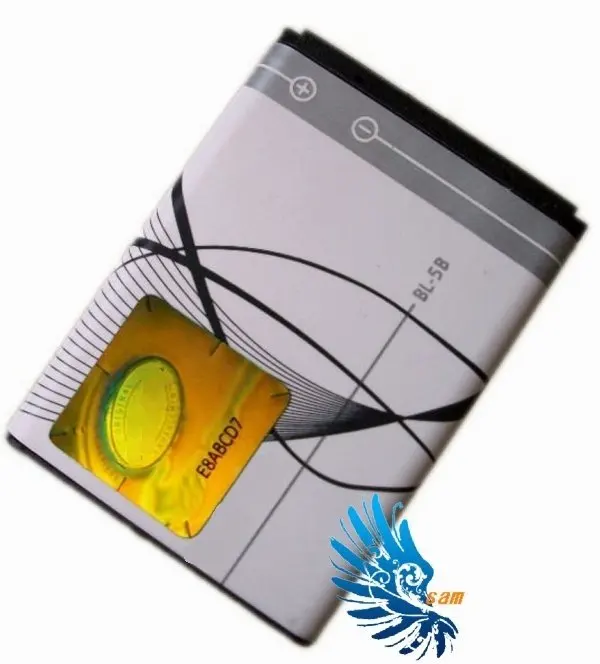 60PCS/LOT Free shipping BL 5B 3220 5200 5300 Cell phone batteryphone