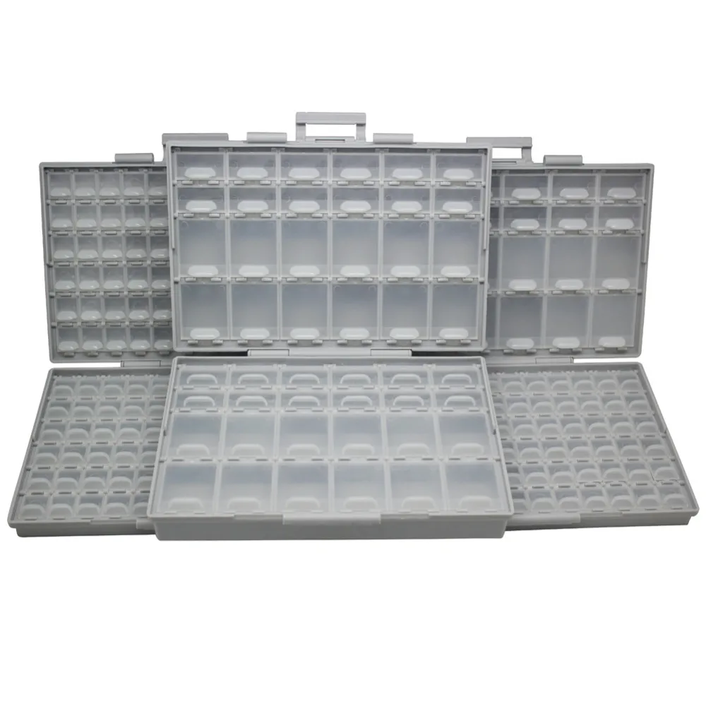 AideTek  Electronics smd Storage Cases & Organizers SMD SMT resistor capacitor enclosure plastics toolbox whit box BOXALLCOM3