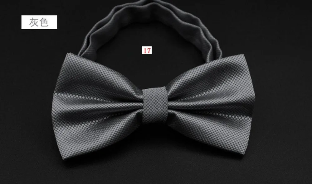 120 шт/партия корейский стиль мужской двухслойный галстук-бабочка/взрослый смокинг общие вечерние галстуки бабочка галстук