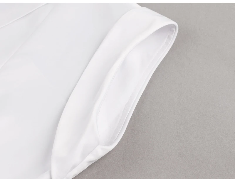 Tonval белая рубашка из искусственного атласа шелковая блузка женская винтажная отложной воротник Летняя женская официальная офисная блузка Топы