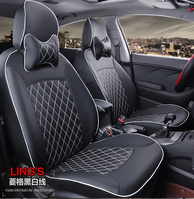  TO YOUR TASTE auto accessories custom luxury leather car seat covers for PEUGEOT 206 207 301 307 40