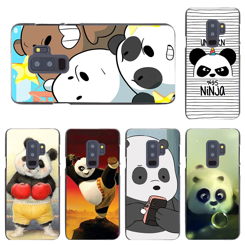 

Luxury Anime Cute funny Baby Panda Hard PC phone case for Samsung Galaxy Note9 Note8 Note5 M30 M20 M10 A90 A70 A50 A40 A20 A10