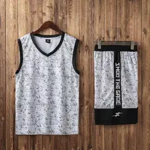 Мужской баскетбольный набор, набор униформы, спортивная одежда, для колледжа, баскетбольные майки, костюм, шорты для мужчин, s, женская спортивная форма для баскетбола