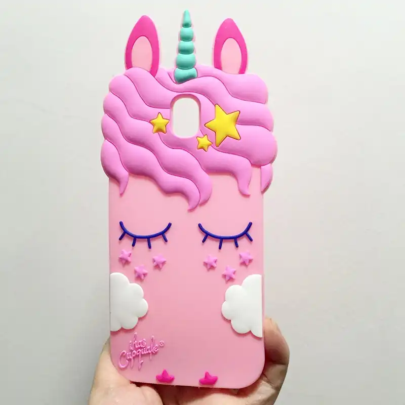 cover samsung j7 2017 silicone unicorno