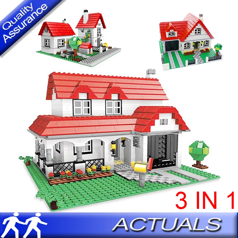 3 In 1 24027 Compatible with Lego 4956 Creator Red Top ...