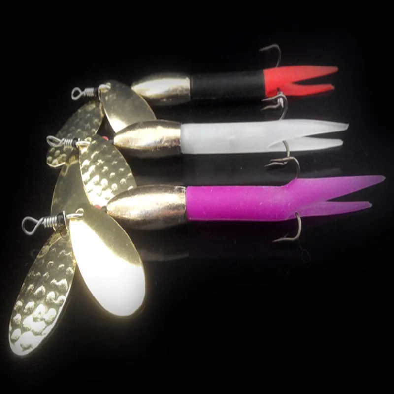 Buy 10pcs 18g/11.5cm Fishing Spinner Metal Fishing