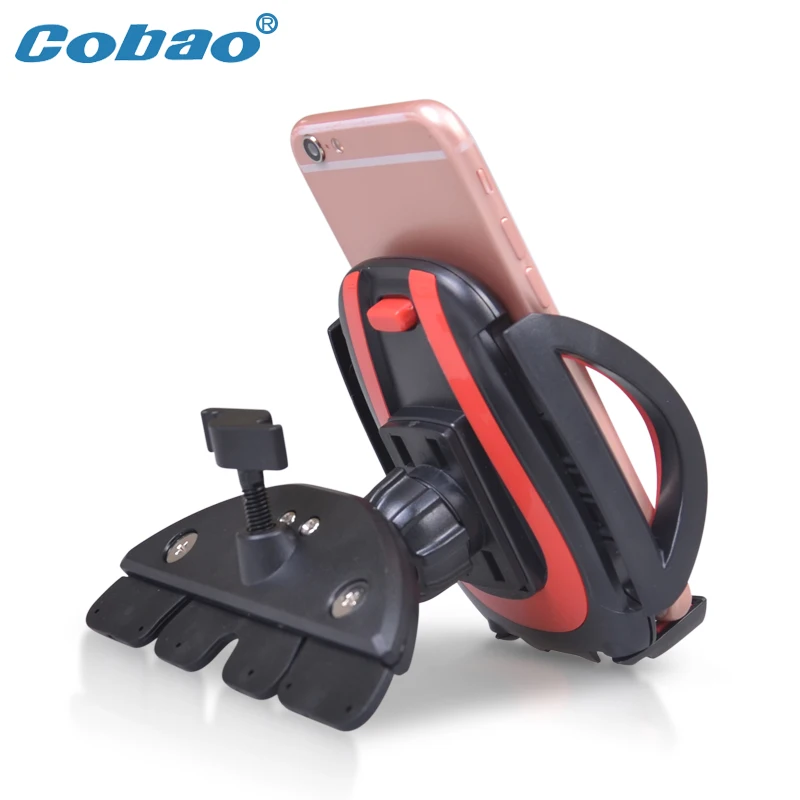 Cobao универсальный в cd слот автомобильный мобильный телефон держатель крепление