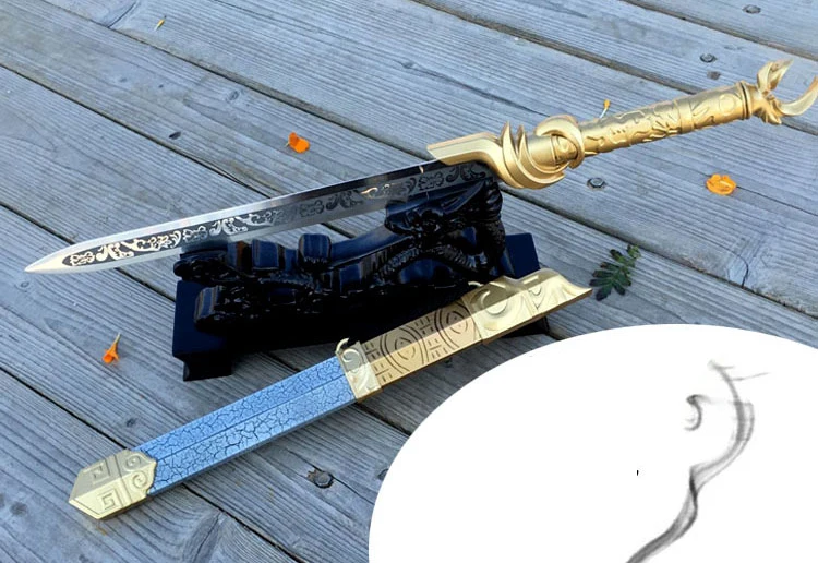 Меч из нержавеющей стали POYUE Dagger Изобразительное искусство и ремесла игрушка семейная мебель 45 см