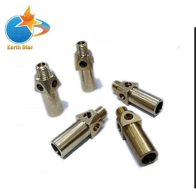 5 PCS Brass Cast Iron Jet Burner LPG / NG Gas Nozzle Cooking Stove