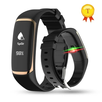 

2018 Bluetooth Smart Bracelet fitnessTracker with Heart Rate Monitor Activity Tracker Pedometer Sleep monitor man smart band