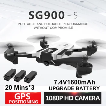 

Drone GPS WiFi FPV RTF Selfie Drone with 1080P HD Camera Foldable Brushless Professional Quadrocopter RC Quadcopter Follow Me