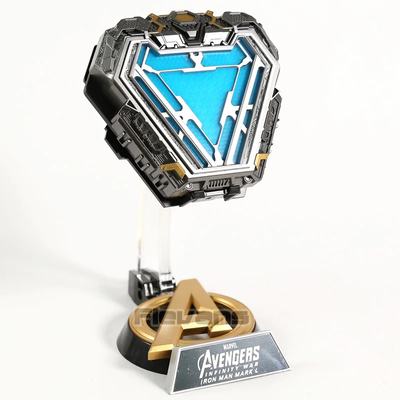 

Marvel Iron Man MARK L MK50 Arc Reactor with LED Light 1/1 Prop Replica PVC Figure Model Toy