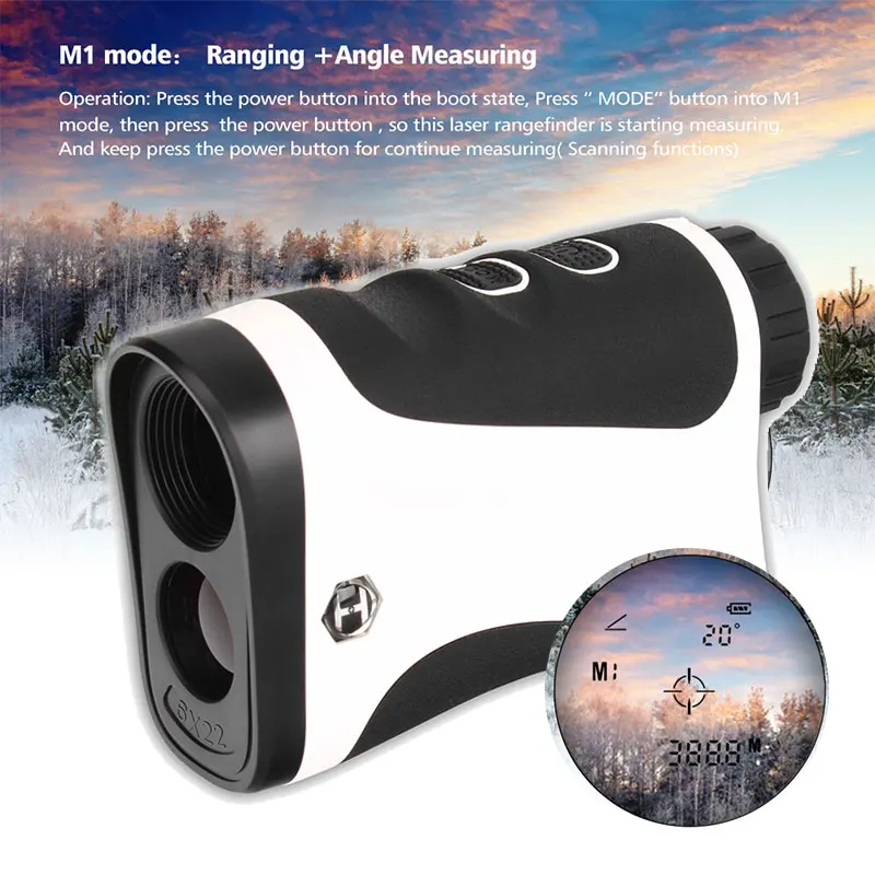 

Hunting 6X 600M Laser Rangefinders Multifunction Monocular Rangefinder LRF Hunt Range Finder Distance Meter Echo Sounder