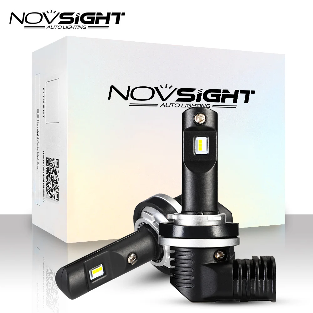 миниатюрных светодиодных ламп фар головного света NOVSIGHT H11 H4 H7 мощность 50 Вт
