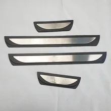 For NISSAN QASHQAI J11 2014 2015 2016 2017 2018 2019 door sill strip car styling welcome pedal Trim metal Plastic accessories For NISSAN QASHQAI J11 2014 2015 2016 2017 2018 2019 door sill strip car styling welcome pedal Trim metal Plastic accessories