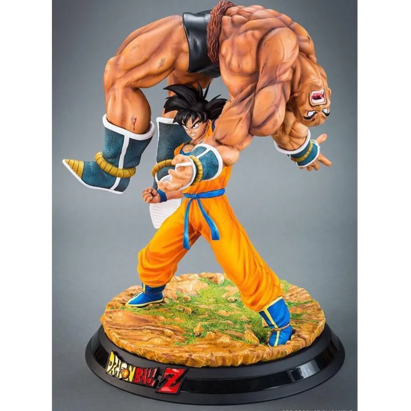 Аниме Dragon Ball Z Super Saiyan Son Goku VS наппа битвы сцены 1/6 смола статуя фигурка куклы G2385