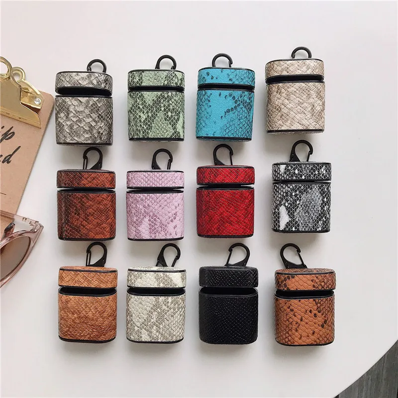 

Headphone box Case Wireless Bluetooth Headset Set Charging Box Leather Earphone Cover Headset Bag for Airpods