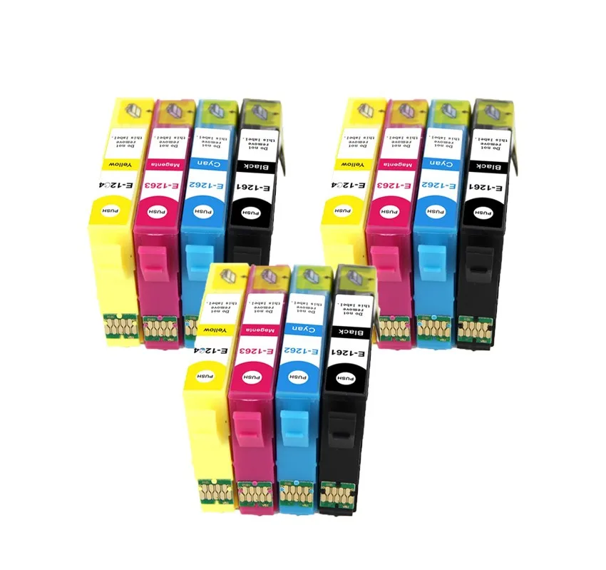 T1261 T1264 compatible ink cartridge for EPSON WF 3520 WF 3530 WF 3540
