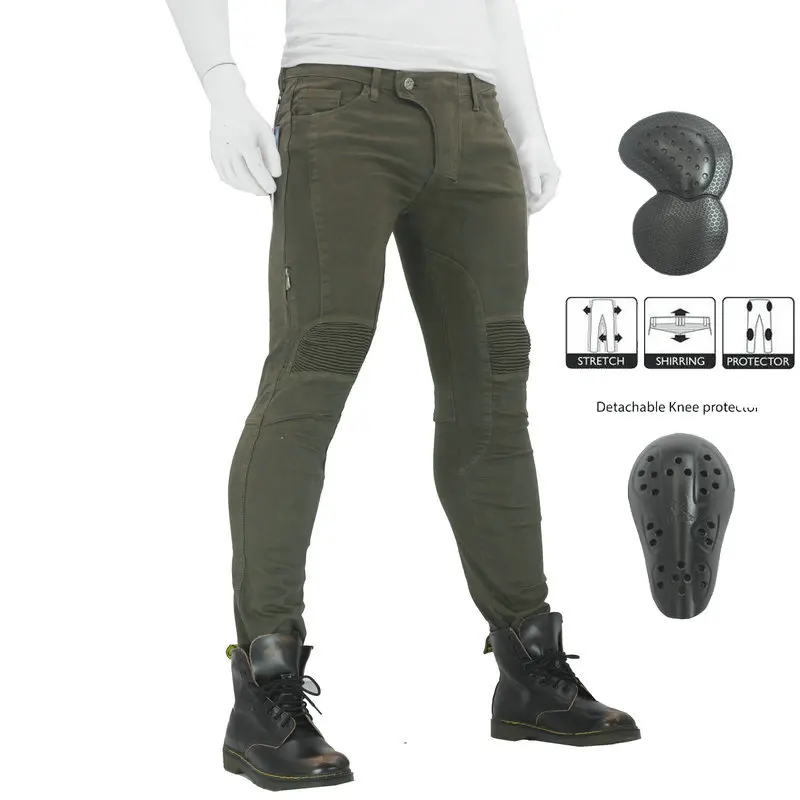 

2019 NEW Motorcycle Jeans Men Women Motocross Off-Road Motorbike Riding Jeans Knee Protection Moto Knight Jeans Trousers