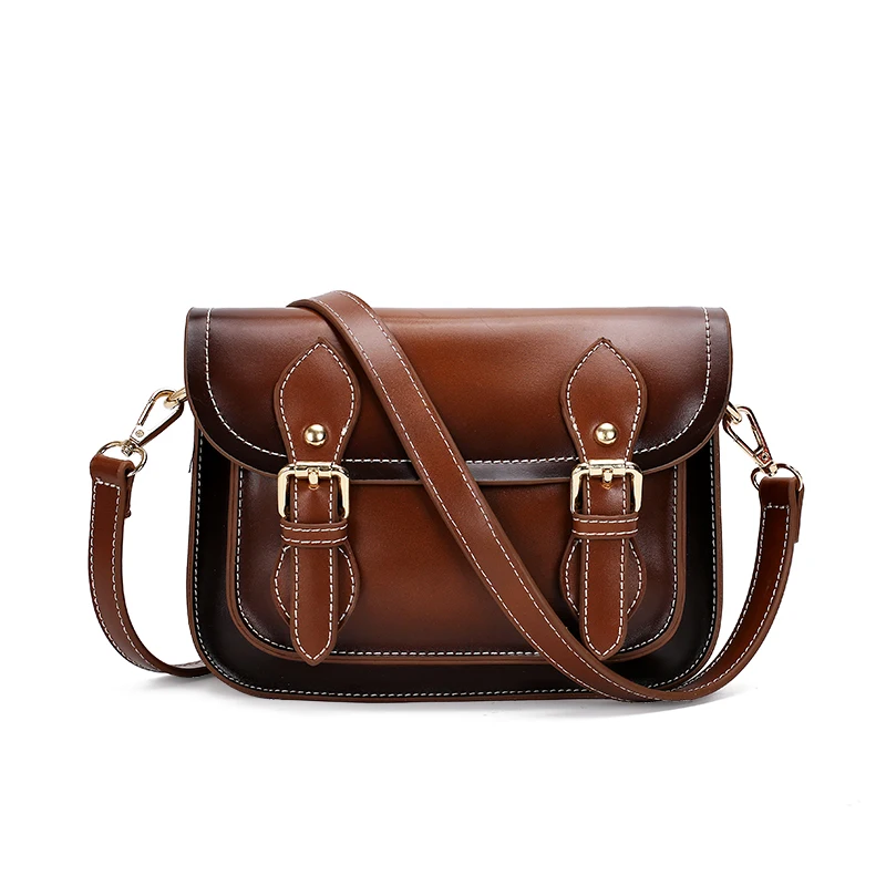 2017 New Vintage Women Leather Handbags Fashion Women Cross Body Shoulder Messenger Bag Casual Ladies Tote Bag