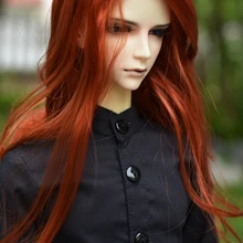 1/3 8-" BJD парик Супер кукла парик модный стиль длинный мохер для BJD волосы куклы