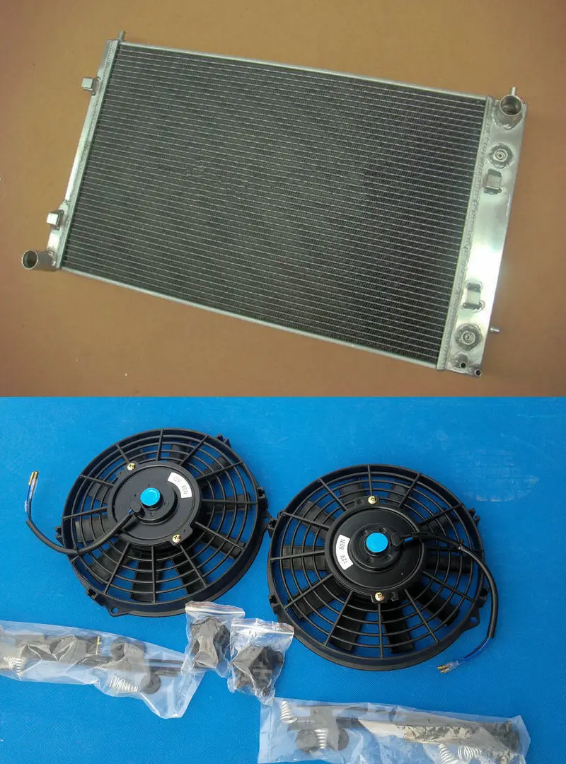 

High Quality Aluminum Radiator & 2* Fans For HOLDEN COMMODORE VY V8 2002-2004 02 03 04