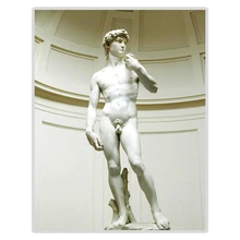 Michelangelo Terkenal Patung "David" 5D DIY Diamond Lukisan Persegi/Bulat Diamond Bordir Dijual Rhinestones Gambar(China)