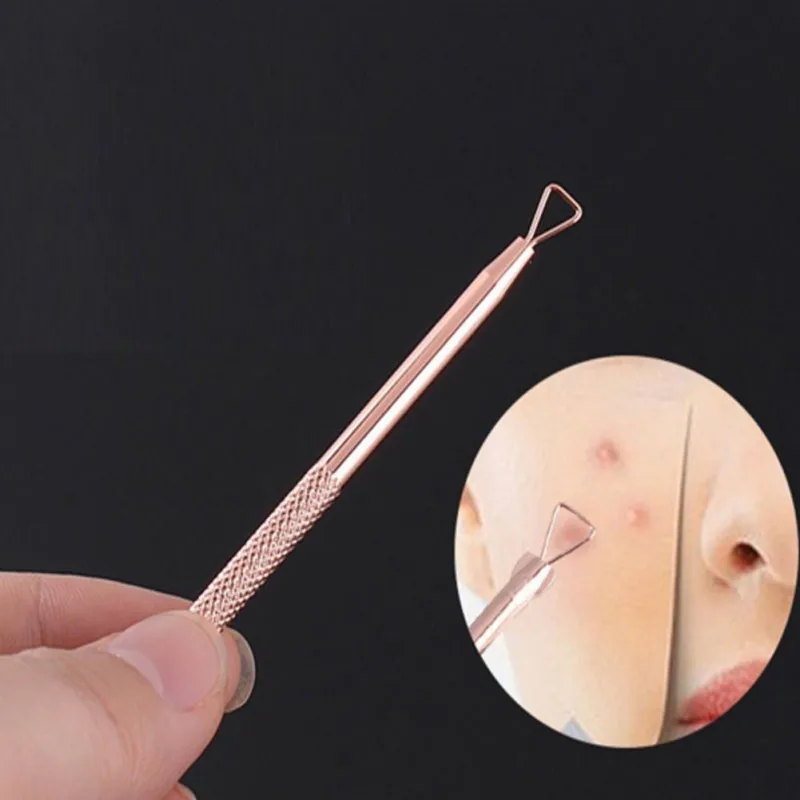 4 шт. Антибактериальный двухсторонний игла из нержавеющей стали Blemish blackhead remover инструмент для удаления угрей иглы