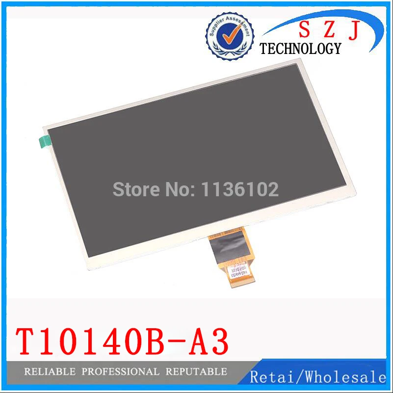 Новый 10 1 ''дюймовый 40PIN 1024x600 для lenovo A101 планшет ЖК-дисплей экран T10140B-A3 WD