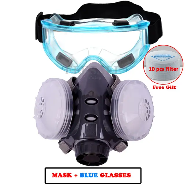 maschera antipolvere con occhiali maschera antipolvere con occhiali