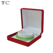 Абсолютно новая Большая пластиковая коробка для ювелирных изделий и упаковка чехол для браслета Подарочный держатель с кругами 120 шт./лот