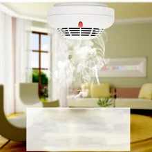 1 шт. датчик дыма беспроводной чувствительный фотоэлектрический монитор пожарный извещатель для безопасность домашнего офиса сигнализации YTCQ004