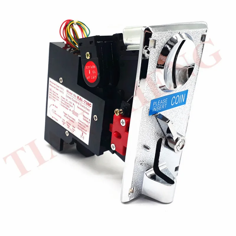 

1PC KAI-738C Zinc Alloy Advanced CPU coin acceptor selector Comparable token acceptor for arcade game machine/Vending machine