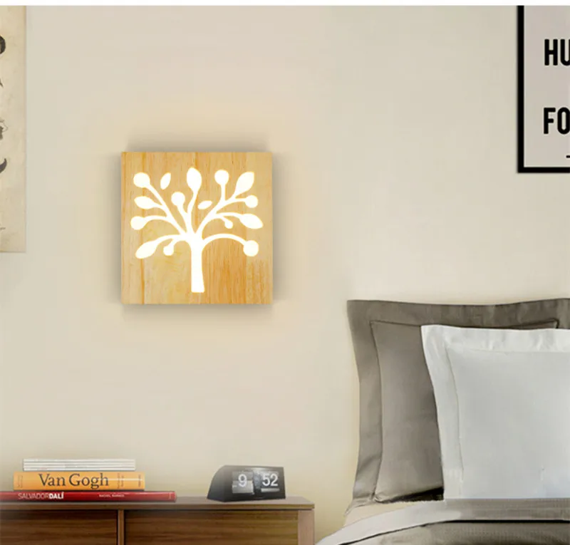 Wood Wall Light 12