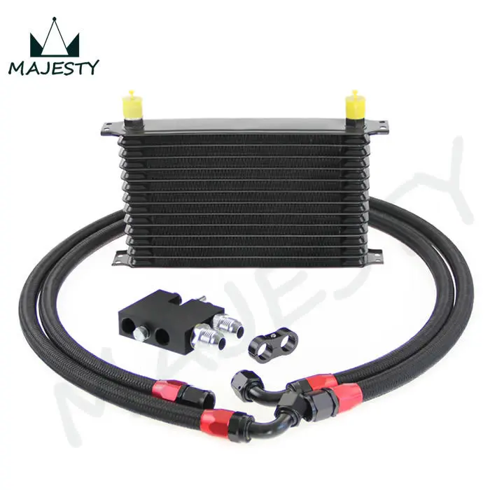 

13 row ENGINE OIL COOLER KIT FIT 335 N54 TRUST TYPE BLACK