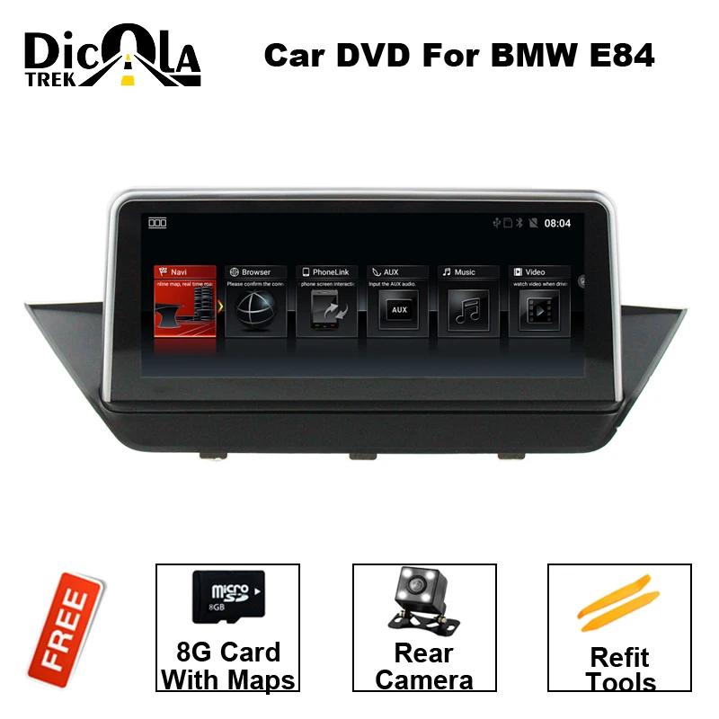 

Car Multimedia player 2 din android 6.0 Car DVD Player 10.25 Inch For BMW/X1/E84 CIC 2G RAM Quad Cores GPS Radio BT DAB+